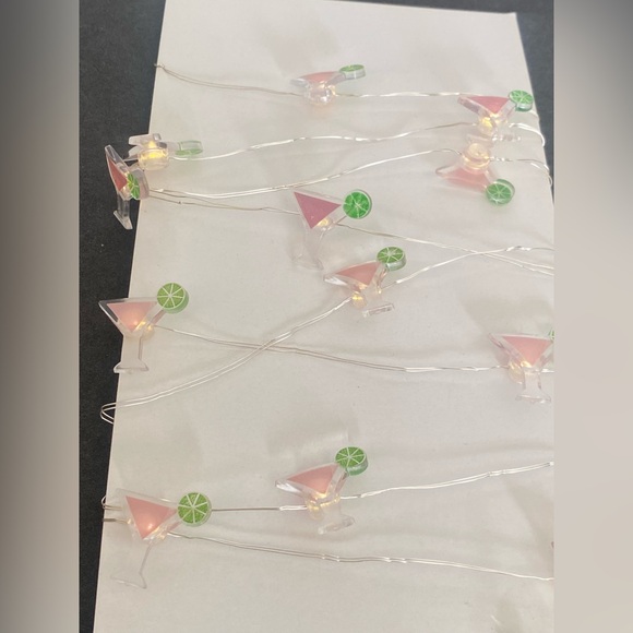 Margarita lime drink mini plastic party string battery operated indoor lights - Picture 7 of 9